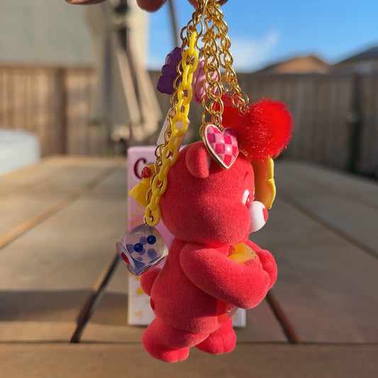 Care Bears - Always There Bear Bag Charm (GOLD CHAIN)