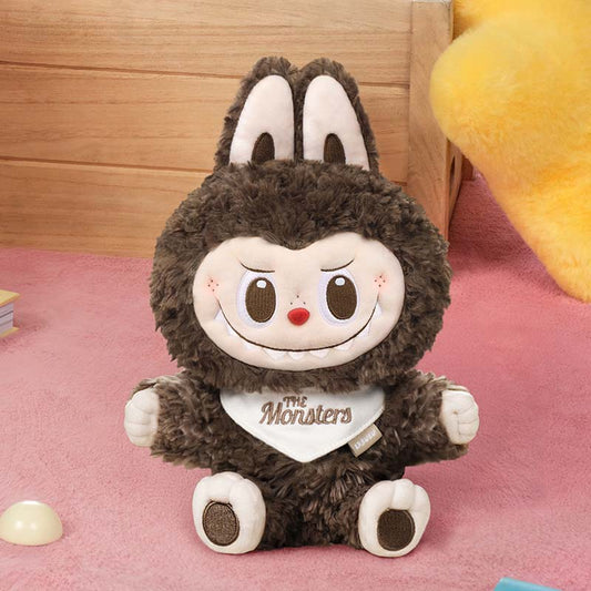 THE MONSTERS LABUBU Brown Plush Hand Puppet